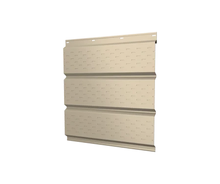 Металлический софит Grand Line Полиэстер 0,45 с полной перфорацией Ral 1014