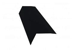 Планка карнизная Grand Line 100x65 Drap 0,45 Планка карнизная Grand Line 100x65 Drap 0,45