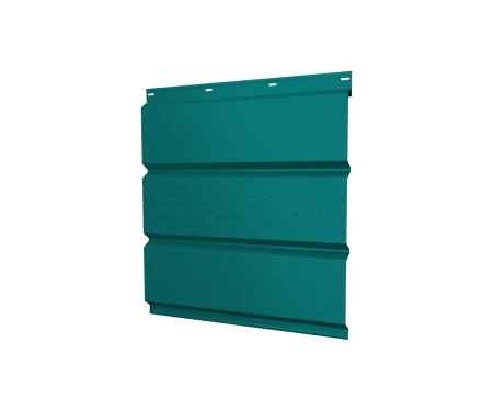 Металлический софит Grand Line Satin 0,5 с частичной перфорацией Ral 5021