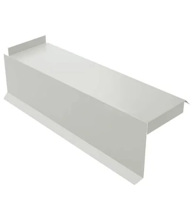 Планка сегментная торцевая левая Металл Профиль 400 мм 0,5 Norman цвет RAL 9002 Планка сегментная торцевая левая Металл Профиль 400 мм 0,5 Norman цвет RAL 9002