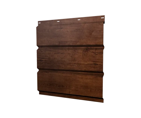 Металлический софит Grand Line Print Elite 0,45 с частичной перфорацией Cherry Wood