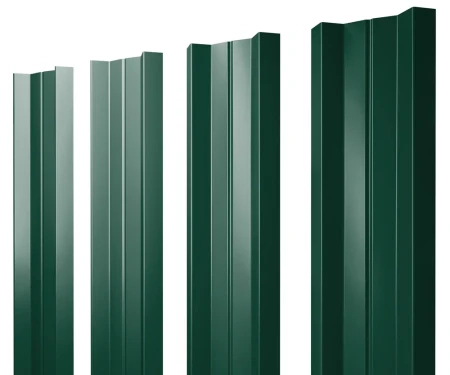 М-образный Satin 0,5 RAL 6005 прямой