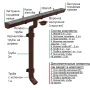 Комплект металлического водостока Металл Профиль Бюджет 120x86 мм 6 м/3 м Полиэстер RAL 8017 в Санкт-Петербурге фото