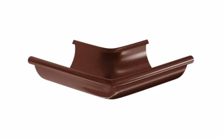 Угол желоба наружный d-150 мм 90 гр Aquasystem Premium Pural Matt 0,6 RAL 8017