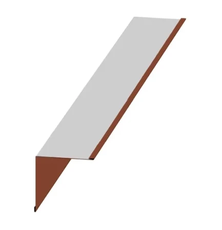 Планка угла внутреннего Металл Профиль 115x115x2000 Viking E 0,5 цвет RAL 8004