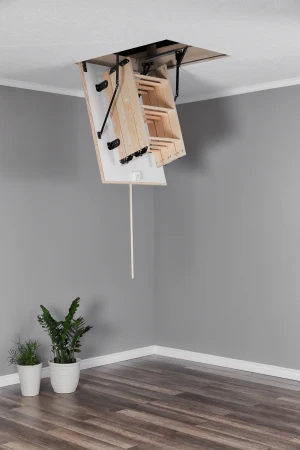 Чердачная люк-лестница Oman Складная 4-х секционная Compact Termo в Санкт-Петербурге фото