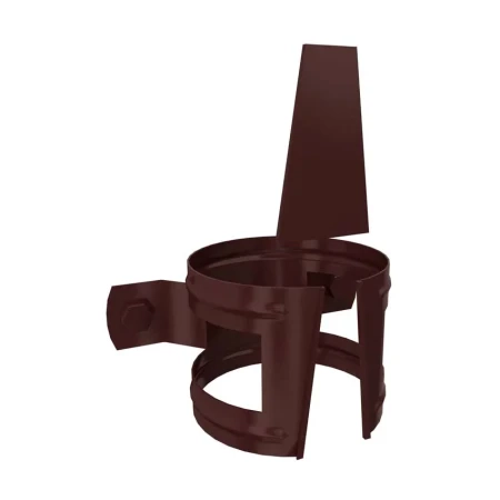 Кронштейн трубы на дерево d-90 мм Металл Профиль GRANDSYSTEM Полиэстер 0,6 RAL 8017