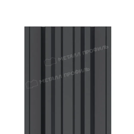 Прямоугольный Trapeze Purman 0,5 RAL 7024 прямой