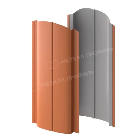 Круглый Ellipse Norman 0,5 RAL 8004 фигурный