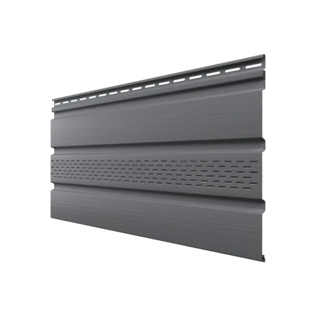 Виниловый софит Технониколь с частичной перфорацией бруния