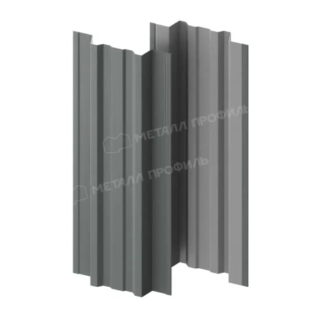 Прямоугольный Trapeze Полиэстер 0,45 RAL 7005 прямой