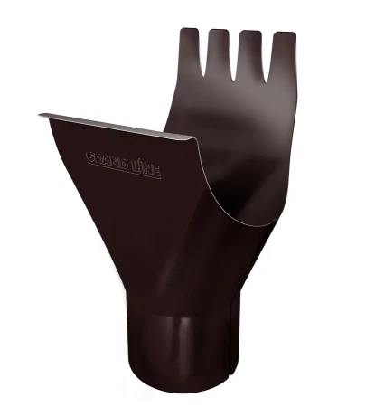 Воронка желоба d-125x90 мм Grand Line Полиуретан 0,6 RAL 8017