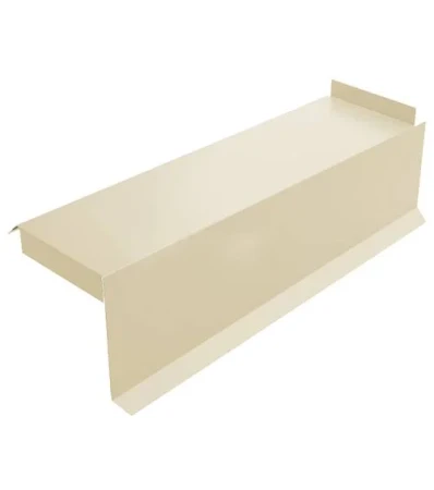 Планка сегментная торцевая правая Металл Профиль 400 мм 0,5 Norman цвет RAL 1015