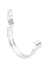 Крюк желоба d-150 мм короткий (карнизный) Grand Line GL PU Полиуретан 4,0 RAL 9003