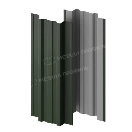 Прямоугольный Trapeze Viking E 0,5 RAL 6007 прямой