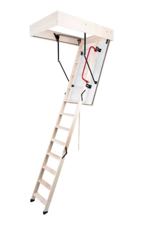 Чердачная люк-лестница Oman Складная 3-х секционная противопожарная Maxi EI45 в Санкт-Петербурге фото