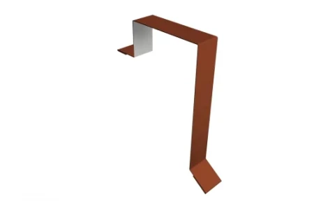 Планка торцевая (фронтонная) фальц Grand Line 60x97 0,5 Satin цвет RAL 8004