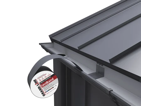 Герметизирующая лента Grand Line UniBand самоклеящаяся Ral 9006 серебристая 10x0,15м