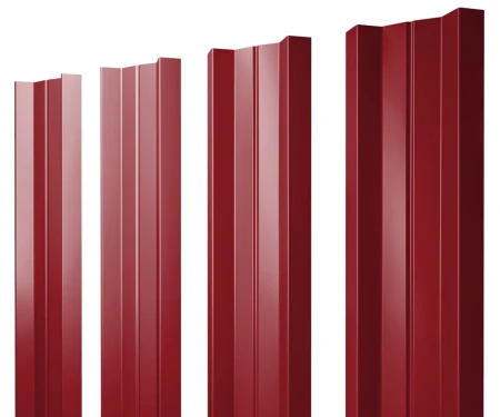 М-образный Satin 0,5 RAL 3003 прямой