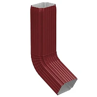 Колено трубы 76x102 мм 60 гр. Металл Профиль Бюджет Полиэстер 0,5 RAL 3011