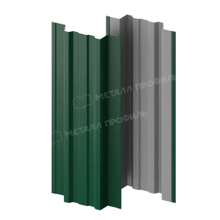 Прямоугольный Trapeze Полиэстер 0,45 RAL 6005 прямой