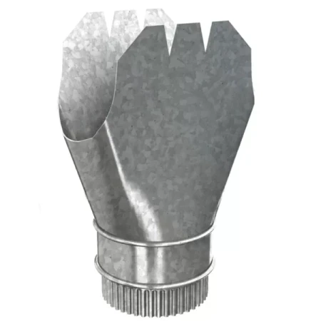 Воронка желоба выпускная d-185x150 мм Металл Профиль Проект 0,5 Оцинкованная