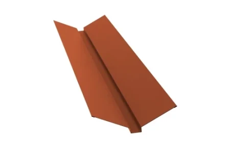 Планка ендовы верхней Grand Line 115x30x115 0,5 Satin цвет RAL 8004