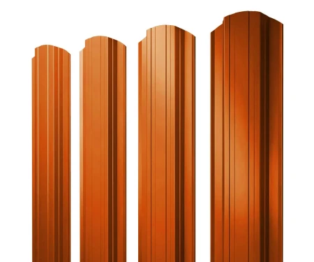 Прямоугольный Полиэстер 0,45 RAL 2004 фигурный