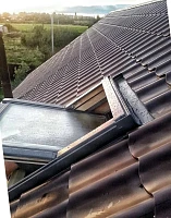 Мансардное окно с окладом, готовое к монтажу, Факро