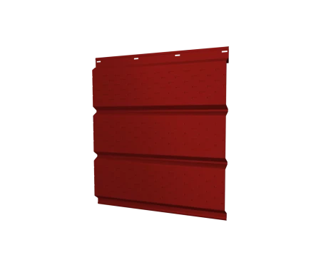 Металлический софит Grand Line Satin 0,5 с полной перфорацией Ral 3011