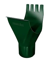 Воронка желоба d-125x90 мм Grand Line GL PU Полиуретан 0,6 RAL 6005