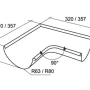 Угол желоба внутренний d-150 мм 90° Grand Line Полиуретан 0,6 в Санкт-Петербурге фото
