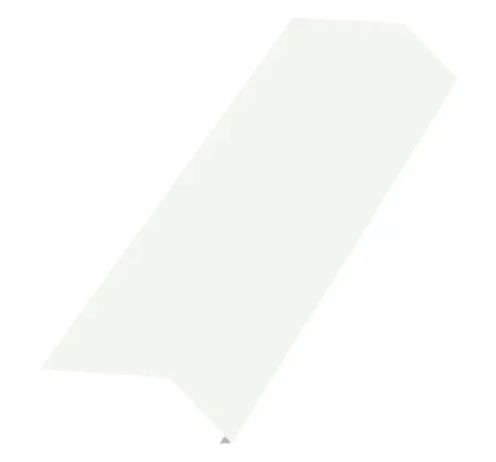 Планка карнизная Металл Профиль 100x69x2000 0,45 Полиэстер цвет RAL 9003