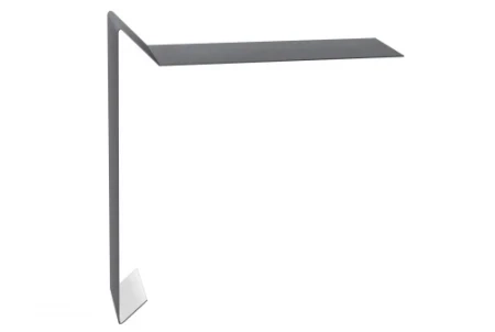 Планка ветровая для мягкой кровли Grand Line 130x25x100 0,45 Полиэстер цвет RAL 7004