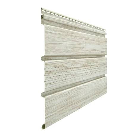 Виниловый софит Döcke T4 Lux с частичной перфорацией орех