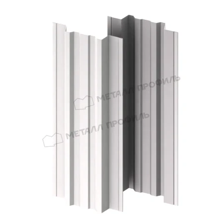 Прямоугольный Trapeze Полиэстер 0,4 RAL 9003 прямой