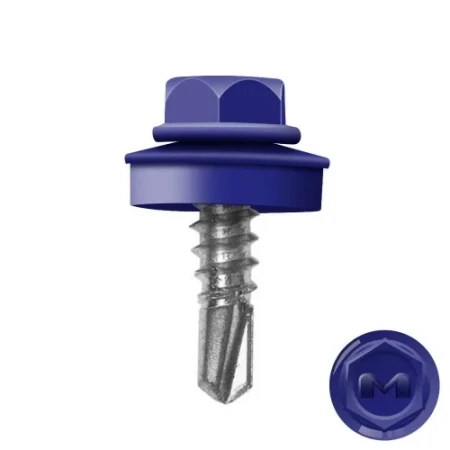 Саморез по металлу Daxmer 4,8х19 Ral 5002