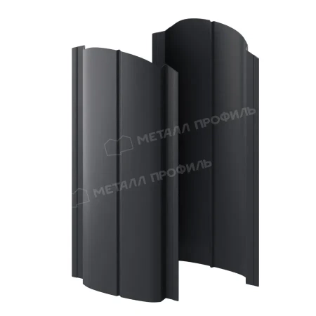 Круглый Ellipse Полиэстер двухсторонний 0,45 RAL 7024 фигурный