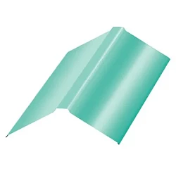 Планка конька плоского Металл Профиль 120x120x2000 Purman 0,5 Планка конька плоского Металл Профиль 120x120x2000 Purman 0,5