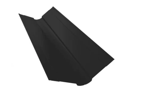 Планка ендовы верхней фигурной Grand Line 100x100 0,45 Drap цвет RAL 9005