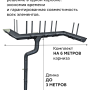 Комплект металлического водостока Grand Line GL PE d-150x100 мм 6 м/3 м Полиэстер двухсторонний RAL 7024 в Санкт-Петербурге фото