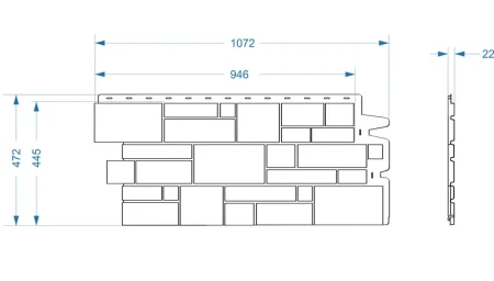 Пластиковая фасадная панель Döcke Burg в Санкт-Петербурге фото
