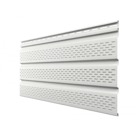 Виниловый софит Технониколь с полной перфорацией жасмин