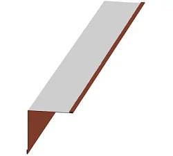 Планка угла внутреннего Металл Профиль 115x115x2000 Puretan 0,5 Планка угла внутреннего Металл Профиль 115x115x2000 Puretan 0,5