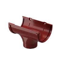 Воронка желоба ПВХ d-120x80 мм Döcke Standard красная RAL 3005