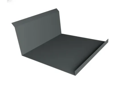 Планка примыкания нижняя Grand Line 20x122x260x15 0,45 Полиэстер цвет RAL 7005