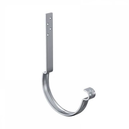 Крюк желоба d-125 мм усиленный длинный Aquasystem Premium 4,0 Оцинкованный