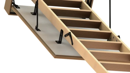 Чердачная люк-лестница Oman Складная 3-х секционная Termo в Санкт-Петербурге фото