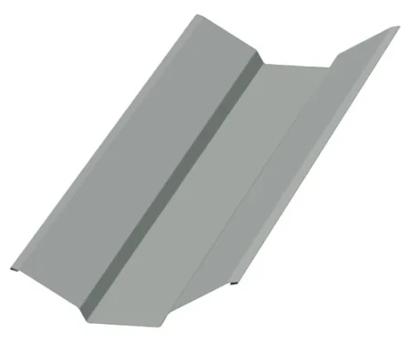 Планка ендовы верхняя Металл Профиль 76x76x2000 0,5 Norman цвет RAL 9006