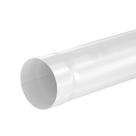 Труба круглая водосточная d-90 мм 1 м Aquasystem Comfort Полиэстер 0,55 RR 20